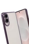 Mey İthalat®  Samsung Galaxy S25 Edge  Lensli Silikon - Mor