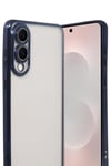 Mey İthalat®  Samsung Galaxy S25 Edge  Lensli Silikon - Lacivert