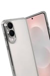 Mey İthalat®  Samsung Galaxy S25 Edge  Lensli Silikon - Gümüş
