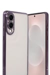 Mey İthalat®  Samsung Galaxy S25 Edge  Lensli Silikon - Mor