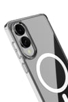 Mey İthalat®  Samsung Galaxy S25 Edge Kılıf Magneticsafe Şeffaf Silikon - Şeffaf