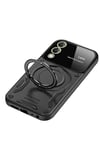 Mey İthalat®  Samsung Galaxy S25 Edge Kılıf Joy Lens Standlı Kapak - Siyah