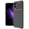 Mey İthalat®  Samsung Galaxy S25 Edge Kılıf Auto Focus Karbon Kapak - Siyah