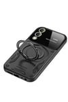 Mey İthalat®  Samsung Galaxy S25 Edge Kılıf Joy Lens Standlı Kapak - Siyah