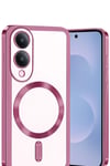 Mey İthalat®  Samsung Galaxy S25 Edge Kross Magneticsafe Kapak - Rose