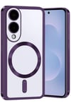 Mey İthalat®  Samsung Galaxy S25 Edge Kross Magneticsafe Kapak - Mor