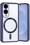 Mey İthalat®  Samsung Galaxy S25 Edge Kross Magneticsafe Kapak - Lacivert