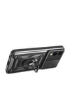 Mey İthalat®  Samsung Galaxy S25 Edge Pars Lens Yüzüklü Silikon - Siyah