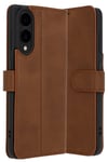 Mey İthalat®  Samsung Galaxy S25 Edge Trend S Plus Kapaklı Kılıf - Taba