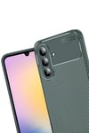 Mey İthalat®  Samsung Galaxy S25 FE Auto Focus Karbon Kapak - Koyu Yeşil