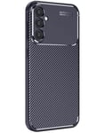 Mey İthalat®  Samsung Galaxy S25 Kılıf Auto Focus Karbon Kapak - Lacivert