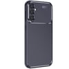 Mey İthalat®  Samsung Galaxy S25 Kılıf Auto Focus Karbon Kapak - Lacivert