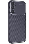Mey İthalat®  Samsung Galaxy S25 Kılıf Auto Focus Karbon Kapak - Lacivert