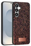 Mey İthalat®  Samsung Galaxy S25 Plus Bright Simli Kapak - Derin Mor