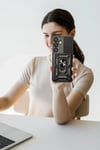 Mey İthalat®  Samsung Galaxy S25 Plus Kılıf Pars Lens Yüzüklü Silikon - Lacivert