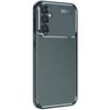 Mey İthalat®  Samsung Galaxy S25 Plus Kılıf Auto Focus Karbon Kapak - Koyu Yeşil