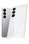Mey İthalat®  Samsung Galaxy S25 Plus Kılıf PC Zara Magsafe Şeffaf Kılıf - Şeffaf