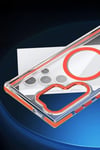 Mey İthalat®  Samsung Galaxy S25 Ultra Bella Magsafe Kapak - Turuncu
