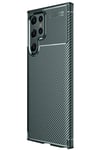 Mey İthalat®  Samsung Galaxy S25 Ultra Kılıf Auto Focus Karbon Kapak - Koyu Yeşil