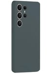 Mey İthalat®  Samsung Galaxy S25 Ultra Kılıf Nano içi Kadife Silikon - Koyu Yeşil