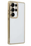 Mey İthalat®  Samsung Galaxy S25 Ultra Kılıf  Lensli Silikon - Gold