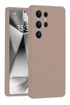 Mey İthalat®  Samsung Galaxy S25 Ultra Kılıf Nano içi Kadife Silikon - Pudra