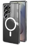 Mey İthalat®  Samsung Galaxy S25 Ultra Kılıf Magneticsafe Şeffaf Silikon - Şeffaf