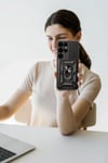 Mey İthalat®  Samsung Galaxy S25 Ultra Kılıf Pars Lens Yüzüklü Silikon - Lacivert