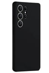 Mey İthalat®  Samsung Galaxy S25 Ultra Kılıf Nano içi Kadife Silikon - Siyah
