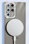 Mey İthalat®  Samsung Galaxy S25 Ultra Kılıf Joke Simli Magneticsafe Kılıf - Derin Mor