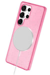 Mey İthalat®  Samsung Galaxy S25 Ultra Star Magsafe Kapak - Pembe