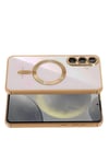 Mey İthalat®  Samsung Galaxy S26 Plus Kross Magneticsafe Kapak - Çöl Titanyum