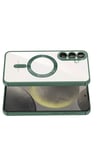 Mey İthalat®  Samsung Galaxy S26 Plus Kross Magneticsafe Kapak - Koyu Yeşil