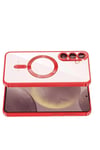 Mey İthalat®  Samsung Galaxy S26 Plus Kross Magneticsafe Kapak - Kırmızı