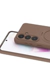 Mey İthalat®  Samsung Galaxy S26 Plus Regal Magsafe Standlı Kapak - Çöl Titanyum