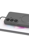 Mey İthalat®  Samsung Galaxy S26 Regal Magsafe Standlı Kapak - Titan Gri