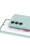 Mey İthalat®  Samsung Galaxy S26 Regal Magsafe Standlı Kapak - Su Yeşili