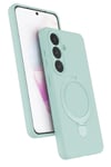 Mey İthalat®  Samsung Galaxy S26 Regal Magsafe Standlı Kapak - Su Yeşili