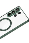 Mey İthalat®  Samsung Galaxy S26 Ultra Kross Magneticsafe Kapak - Koyu Yeşil