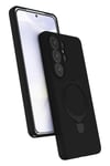 Mey İthalat®  Samsung Galaxy S26 Ultra Regal Magsafe Standlı Kapak - Siyah