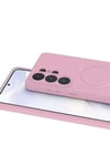 Mey İthalat®  Samsung Galaxy S26 Ultra Regal Magsafe Standlı Kapak - Açık Pembe