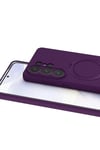 Mey İthalat®  Samsung Galaxy S26 Ultra Regal Magsafe Standlı Kapak - Derin Mor