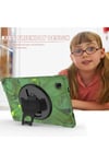 Mey İthalat®  Samsung Galaxy T220 Tab A7 Lite 8.7 Kılıf Amazing Tablet Kapak - Kamuflaj
