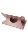 Mey İthalat®  Samsung Galaxy T500 Tab A7 10.4 Kılıf 360 Tablet Deri Kılıf - Rose Gold