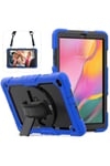 Mey İthalat®  Samsung Galaxy T510 Tab A 10.1 Kılıf Pars Tablet Kapak - Mavi