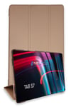 Mey İthalat®  Samsung Galaxy T870 Tab S7 11 Kılıf Tablet Smart Kılıf - Rose Gold