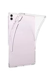 Mey İthalat®  Samsung Galaxy Tab S10 FE Plus 13.1 Kılıf Anti Shock Tablet Silikon - Şeffaf