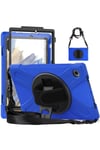 Mey İthalat®  Samsung Galaxy X200 Tab A8 10.5 Kılıf Amazing Tablet Kapak - Mavi