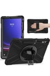 Mey İthalat®  Samsung Galaxy X610 Tab S9 FE Plus 12.4 Kılıf Amazing Tablet Kapak - Siyah