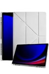Mey İthalat®  Samsung Galaxy X730 Tab S11 Kalemlikli Mars Tablet Kılıfı - Gri